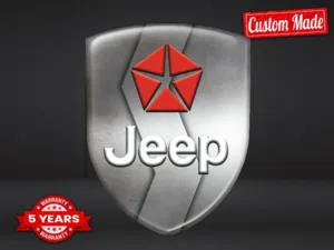 Jeep Logo Silicone Auto Universale Pregiato Pro